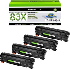GREENCYCLE 83X CF283X Toner Cartridge Fit for HP LaserJet Pro M201 M202 M225 MFP picture