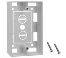 Single Gang Surface Mount ABS Plastic Mounting Outlet Backbox Junction Wall Box picture