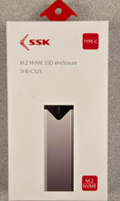 SSK SHE-C325 M.2 NVMe SSD Enclosure USB 3.2 Type-C 10Gbps Gray (b4) picture
