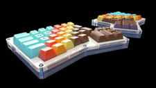 InputClub Infinity ErgoDox Ergonomic Mechanical Keyboard Kit No Switches Keycaps picture
