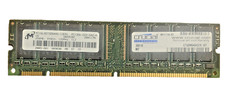Crucial 256MB 32Mx64 Dimm SDRAM  CL2 133MHz Memory Card CT32M64S4D7E PC133U Used picture