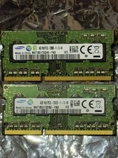 Two 2 Samsung 8GB (2x4GB) 1Rx8 PC3L 12800S SODIMM DDR3 Memory 1600MHz *TESTED* picture
