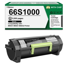 YiBoton High Yield 66S1000 Black Toner Cartridge with Medium, YBT-66S1000 BK picture