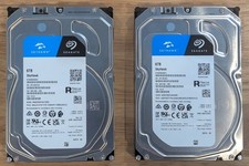 Pair of 2 Seagate SkyHawk 6TB Surveillance HDD 3.5