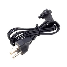 3 prong Flat/Straight AC Power Cord Cable For Dell PA-10 PA-12 Charger Laptop picture