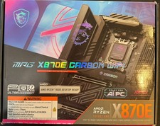 MSI MPG X870E CARBON WIFI AM5 AMD X870E DDR5 SATA 6Gb/s ATX Motherboard picture