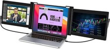 Vodzsla 11.6 Inch Portable Tri-Screen Laptop Dual Monitor PC MAC Chrome NEW picture