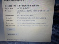 Lenovo IdeaPad 100-15IBY 15.6