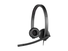 Logitech 981-000574 H570e USB Stereo Headset - Black picture