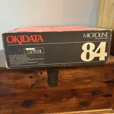 VTG OkiData Microline 84 - 9 Pin Dot Matrix Tractor Feed Printer - NOS 1981 ML84 picture