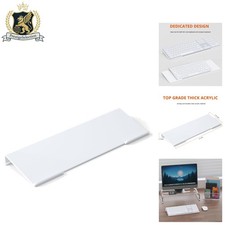 Ergonomic Acrylic Keyboard Stand for Office & Home - Stylish White Finish picture