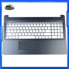 New Black Palmrest w/Touchpad For HP 15-DA 15-DB 15T-DA 15T-DB Laptop Brushed picture