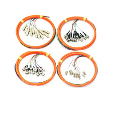 5pcs 12 Core OM1 OM2 Multimode 0.9mm Bunchy Ribbon Fiber Pigtail SC/LC/ST/FC picture