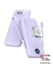 Portable Charger, 10000mAh 20W Fast Charging Power Bank with Built in Cables & picture
