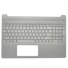 M17184-001 New Palmrest Non-Backlit Keyboard Silver for HP 15-DY 15T-DY 15-EF US picture