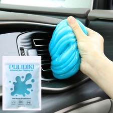 PULIDIKI Car Interior Cleaning Gel Putty Blue 70g Reusable Vent Keyboard Cleaner picture