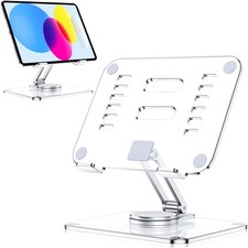 Acrylic Tablet Stand for Desk with 360 Rotating Base picture