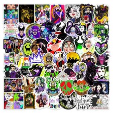 Villain Witch Stickers for Water Bottles 50pcs Halloween Cartoon Movie Witch Sti picture