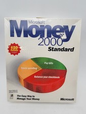 Microsoft Money 2000 Standard Personal Finance CD Windows 95 98 New Sealed NOS picture