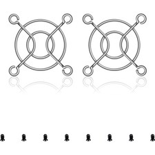 Fan Grill Protector for 40mm Fans, 2 Pack with Screws for Desktop Cooling picture