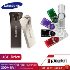 UDisk Kingston DT101 USB2.0 Samsung Barplus USB 3.1 Flash Drive Memory Stick Lot picture