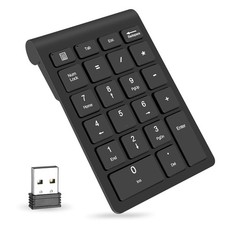 Foloda Wireless Number Pads, Numeric Keypad Numpad 22 Keys Portable 2.4 GHz Fina picture