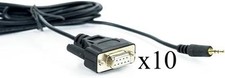 10 x NEW 940-0299A 6ft DB9 to 2.5Mm Serial Console Cable For AP9630 - AP9631,QTY picture