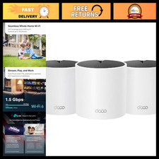 Dual-Band AX1500 WiFi 6 Mesh System - High-Speed Internet, 3-Pack, Easy Setup picture