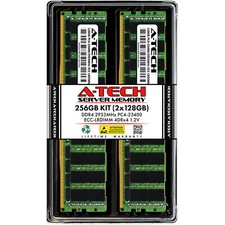 A-Tech 256GB 2x 128GB 4Rx4 PC4-23400L LRDIMM DDR4 2933 MHz ECC Server Memory RAM picture
