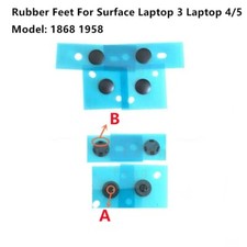 4pcs New For Surface Laptop 3 1868 Rubber feet Laptop 4 1958 Black picture