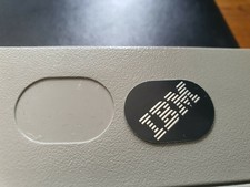 IBM Model M Industrial Black Replacement Oval Badge (Full Size) picture