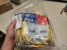 X10 Tripp Lite 7FT RJ45 Male Cat6 Gigabit Snagless Molded Patch Cable - Yellow picture