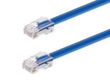Monoprice Cat6A Patch Cable 75ft Blue 26AWG 10G RJ45 Non-booted Ethernet Cable picture