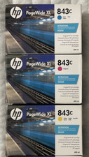 HP 843C Cyan Magenta Yellow PageWide XL Ink C1Q66A C1Q67A C1Q68A picture