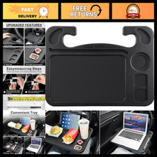 4-in-1 Car Steering Wheel Desk for Laptop, Versatile Seat Tray with Tablet Holde picture