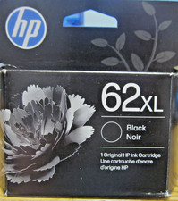 NEW FACTORY SEALED HP 62 XL BLACK INK CARTRIDGE EXP MAR 2028  picture
