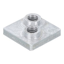 Aluminum Cooling Head 2 x 2 Radiator Heatsink System Alloy Water Cooling Block picture