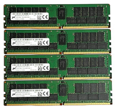 Micron 128GB 4x 32GB 2Rx4 PC4-2666V  Reg ECC DDR4 Server RAM for Dell HPE Lenovo picture