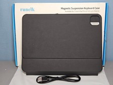 Runelk Magnetic Suspension Keyboard Case Ultra Thin Backlit Keyboard - New picture