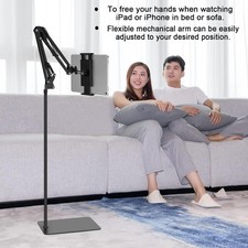 Soporte de suelo para tablet, soporte metálico universal ajustable con rotación picture