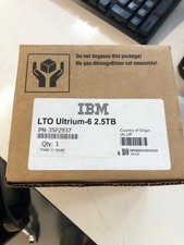 IBM 35P2937 5 pack of IBM 00V7590 LTO6 Data Tapes picture