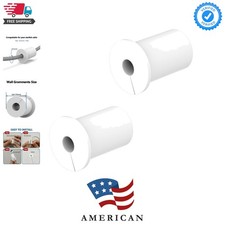 2PCS White 3/4inch starlink Wall Cable Pass Through Bushing Grommets Accessories picture
