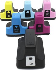 Generic Compatible Ink Cartridge Replacement for 02 (Black, Multicolor, 6-Pack) picture
