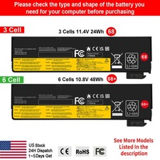 68/68+ New Battery For Lenovo Thinkpad T440 T450 T450S T460 L450 W550s X240 X260 picture