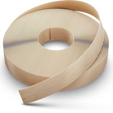 Birch Edge Banding Wood Veneer Tape 50Ft 3/4 Inch Wide | Pre-Glued picture