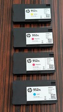 Genuine HP 952XL High Yield Cyan Magenta Yellow 4 Ink Cartridges OPEN BOX picture