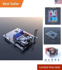 DIY Acrylic Open Frame PC Case for ITX Motherboards – Gaming &  Bench Rack fo... picture