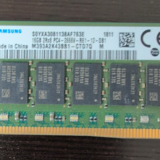 Samsung 16GB PC4-2666V DDR4 ECC  RDIMM server memory M393A2K43BB1-CTD7Q picture
