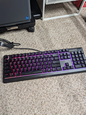SteelSeries Apex 3 RGB Illuminated Gaming Keyboard w/ Wrist Rest, Black QWERTY picture