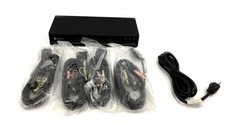 Avocent Vertiv SV340 4-Port Dual Head DVI KVM Switch w/ Cabling Kit picture